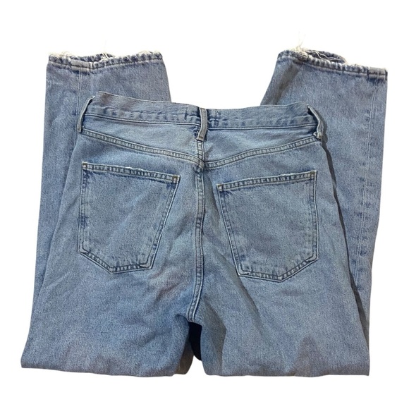 AGOLDE 90’s Jeans Distressed in Echo Organic Cotton Sz 27 - Picture 4 of 7